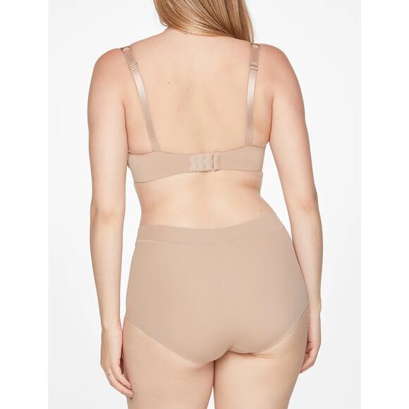 THIRDLOVE 24/7 Classic T-Shirt Bra Size 42E Underwire Molded Cups Nude Tan Cream - Picture 5 of 16